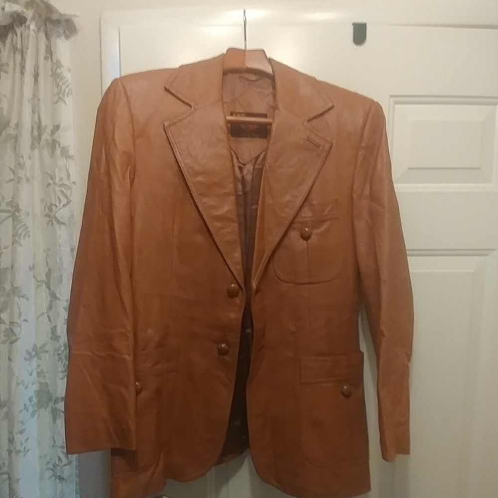 Leather suit